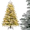 Albero di Natale artificiale COSTWAY CM24322DE, con neve e Anteprima dell’immagine prodotto 1