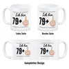 Witziger Kaffeebecher für den 80. Geburtstag mit Motiv: Produktbild-Vorschau 4