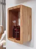 FineBuy Wandregal 3er Set Akazie Massiv Holzregale Produktbild-Vorschau 4