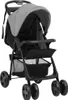 vidaXL carrozzina 3 in 1 grigio chiaro e nero acciaio Anteprima dell’immagine prodotto 1