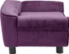 vidaXL Hundesofa Burgunderrot 72x45x30 cm Plüsch Produktbild-Vorschau 6
