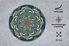 MuchoWow® Mauspad Mousepad Mandala - Gelb - Weiß - Muster Produktbild-Vorschau 2