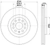 2 Bremsscheiben innenbelüftet Ø 65 mm 30 mm HELLA passend Produktbild-Vorschau 6