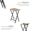 Ensemble de 2 tables d’appoint pliables Phoenix - Bois Voir les images du produit 3