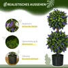 HOMCOM Umelé rastliny, sada 2 ks, 70 cm, umelá rastlina Náhľad obrázku produktu 5