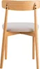 home24 Esszimmerstuhl - 2er-Set - Eiche Massiv / Webstoff Produktbild-Vorschau 7