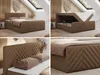 MKS MEBLE Boxspringbett 120x200 mit Bettkasten Matratze H4 Produktbild-Vorschau 2