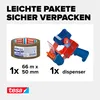 Tesa Strong Handabroller mit 1 Rolle Paketklebeband Braun, Produktbild-Vorschau 11
