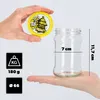 KADAX kleine potjes, 315 ml, diameter 66 mm, glazen potjes Productafbeelding-voorbeeld 3