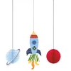 Weltraum-Rakete-Party-Deko-Set Hängedeko + Luftballons + Produktbild-Vorschau 2