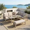 Garteneck-Essgruppe 8 Personen, Gartenmöbel-Set, Verzinktes Produktbild-Vorschau 3