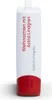 A white and red cylindrical object with text printed on it. Produktbild-Vorschau