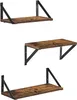 VASAGLE set di 3 mensole galleggianti con finitura lucida Anteprima dell’immagine prodotto 1