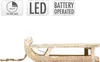 ECD Germany Deko Schlitten mit LEDs 31,5x14,5x10,5cm Produktbild-Vorschau 2