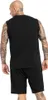 Herren ärmelloses T-Shirt & Shorts Set normale Passform Produktbild-Vorschau 7