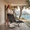 tectake® Sonnenliege Paulina ergonomisch, faltbar, 150 kg Produktbild-Vorschau 8