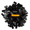 100 schwarze LEGO Steine 2x4 und ein Steinetrenner in Produktbild-Vorschau 3