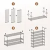 Instructions for assembling a shoe rack. Produktbild-Vorschau