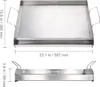 VEVOR Plaque de gril 430 Acier inoxydable 58,7 x 39,5 x 9,9 Voir les images du produit 8