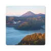 MuchoWow® Mauspad Mousepad Vulkan - Natur - Nebel 20x20 cm Produktbild-Vorschau 1