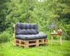 Palettensitzkissen 2er Set anthrazit  aus 120x80 cm und Produktbild-Vorschau 2