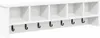 vidaXL Table de chevet murale blanche 100 x 16 x 26 cm en Voir les images du produit 1
