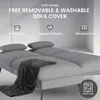 COMHOMA Canapé-lit pliable avec fonction couchage - Canapé Voir les images du produit 4