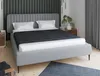 Bett Grau Doppelbett Schlafzimmer Holz Möbel Design Produktbild-Vorschau 4