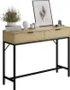 Stół konsolowy Vicco Lennox Dąb 100 x 75 cm z 2 szufladami, Podgląd zdjęcia produktu 7