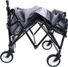 A folded gray and black wagon on a white background. Produktbild-Vorschau