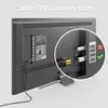 deleyCON 5m TV Antennenkabel IEC Koaxialkabel 2x Ferritkern Produktbild-Vorschau 5