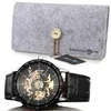 Alienwork IK mechanische Automatik Armbanduhr Skelett Produktbild-Vorschau 3