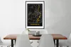 MuchoWow® Gerahmtes Poster Rosenheim - Stadtplan - Karte - Produktbild-Vorschau 3