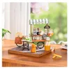 Puzzle 3D, Minicasa DIY Aromatic Coffee Cart, RoLife, 162 Anteprima dell’immagine prodotto 2