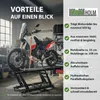 Motorradhebebühne hydraulisch 450 kg Breite 55 cm Produktbild-Vorschau 9