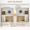 OKWISH Coiffeuse avec Miroir LED - Table de Maquillage Voir les images du produit 6