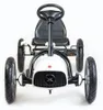 Detský šliapací gokart Baby Mix Buggy, biely Náhľad obrázku produktu 3