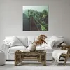 Bild auf Leinwand - Leinwandbild - Dschungel Palme Brücke - Produktbild-Vorschau 6