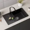 CECIPA GranitSpüle Küchenspüle Granit Spülbecken 78x45 Produktbild-Vorschau 4