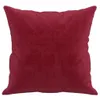 vidaXL Cuscino decorativo 2 pz. Velluto rosso vino 40x40 cm Anteprima dell’immagine prodotto 4