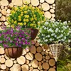 Künstliche Blumen,4 Stück Kunstblumen Grün UV-beständige Produktbild-Vorschau 2