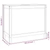 Wäschetruhe Grau 88,5x44x76 cm Massivholz Kiefer Produktbild-Vorschau 9