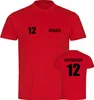 multifanshop Herren T-Shirt - Wiesbaden - Trikot Nummer 12, Produktbild-Vorschau 1