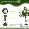 Outsunny : grand rosier artificiel de 90 cm, plante Voir les images du produit 5