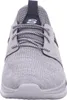 A close-up, front view of a gray Skechers men's shoe. Anteprima dell’immagine prodotto