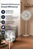 Opviq, stojací ventilátor Kumtel KTF-350, biela farba, 100% Náhľad obrázku produktu 5