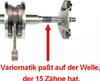 Sport VARIOMATIK KEILRIEMEN KIT Set für Explorer Race GT 50 Produktbild-Vorschau 4