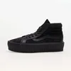 A black Vans Sk8-hi Reissue 3 Platform Lx sneaker is shown from the side against a white background. Voir les images du produit