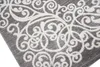 Designer Teppich Wohnzimmerteppich Ornamente Glitzer creme Produktbild-Vorschau 2