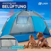 EXPLORER Automatik Strandmuschel UV80+ Strandzelt Produktbild-Vorschau 4